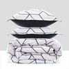 SLEEP ZONE Infinite Cube Printed Duvet Cover Full Size with
