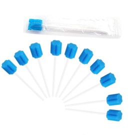 100 Pcs Premium Oral Swabs,individual package Tooth Cleaning Spong Swab, Dental Swabsticks Unflavored Oral Care Sponge Swabs for All Ages Mouth Tooth Cleaning