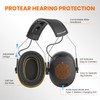 Bluetooth Hearing Protection NRR 25dB Integrated Microphone,Hands-Free Noise Cancelling Headphone