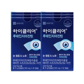 Chong Kun Dang Health iClear Lutein and Zeaxanthin 30 capsules 6 boxes / 종근당건강 아이클리어 루테인지아잔틴30캡슐 6박스