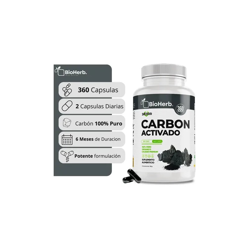 Carbón Activado Micronizado - Eficaz Soporte Digestivo