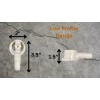 T&T Hardware A/C Drain Adapter; Connect 5/8" or 3/4" Drain