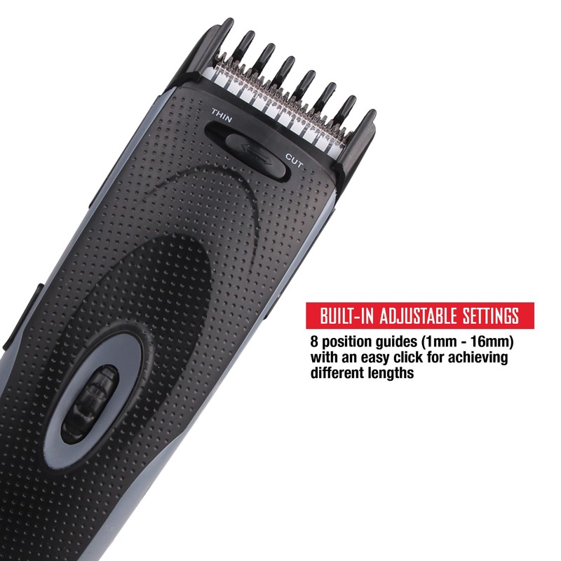 Barbasol Hair Clipper & Beard Trimmer for Men, Built in