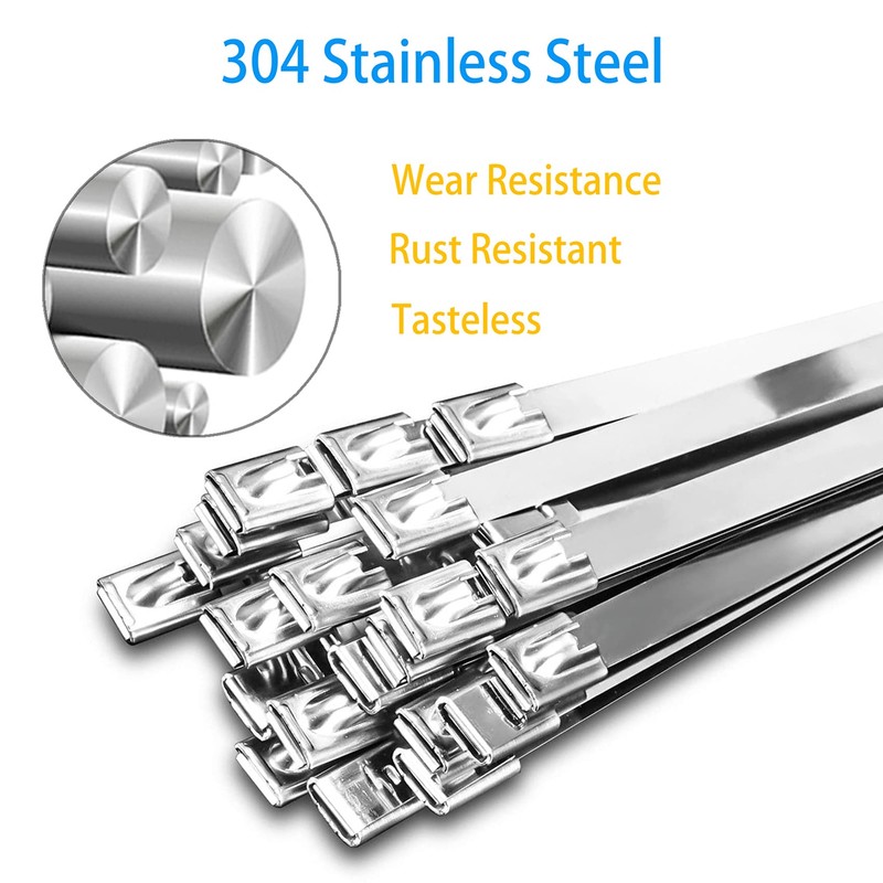 Metal Cable Zip Ties 30PCS 40 Inch Extra Long Heavy