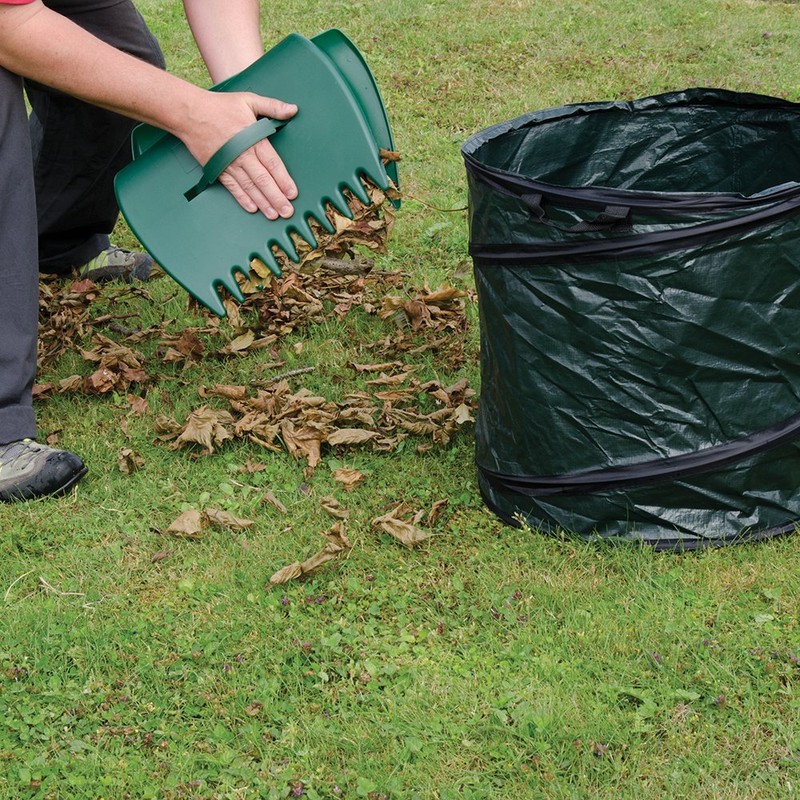 Silverline 765214 Leaf Collectors 330 x 250 mm, lime green