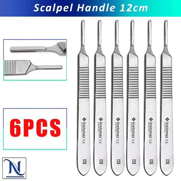 INSTUMAX® 6Pcs Scalpel Handle No 3 for Blades 10 :