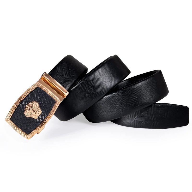 Dubulle Belts For Men Sliding Automatic Buckle Ratchet Dress Designer