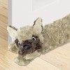 Novelty Pug Dog Design Draft Excluder - Beige Cushion Door