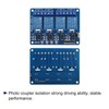 PATIKIL 2 Pack Relay Module 4 Channel 12 V Low