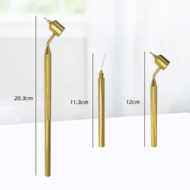 YAFIYGI Fine Line Paint Pen Applicator Fluid Writer Tool for Automotive Touch-Up Chip Repair Precision 0.5mm Tip for Scratch Car Touchup Durable Brass Construction