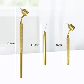 YAFIYGI Fine Line Paint Pen Applicator Fluid Writer Tool for Automotive Touch-Up Chip Repair Precision 0.5mm Tip for Scratch Car Touchup Durable Brass Construction