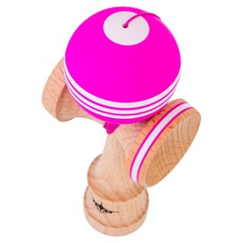 Kendama Kaizen Kendama Jet Shape Triple Split Improvement Kendama Triple Split JET Shape (Pink White)