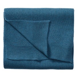 Enter the Complex® Merino Scarf Made of 100% Finest Merino Wool, Winter Warm, Soft and Comfortable on the Skin, Men and Women, 210 x 30 cm, Blue (petrol blue), 240 x 25 cm