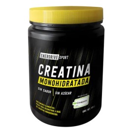Creatina Monohidratada, Enerdrive, Certificación Creapure®, 600g, 120 Servicios