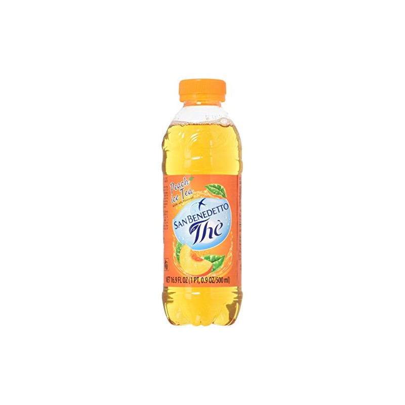 San Benedetto Iced Tea, Peach, 12 Count