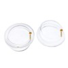 Lsgoodcare 30PCS Round Type Switch Black AC 6A 250V 10A