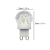 Lxcom Lighting G9 LED Bulb 2W Dimmable Globe Crystal LED