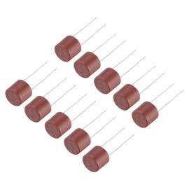 sourcing map 30Pcs Cylindrical DIP Mounted Miniature Round Slow Blow Micro Fuse for Electronic Parts PCB LCD Repair, T3.15A 3.15A 250V, Red