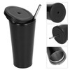 500ML Small Vacuum Coffee Cup Iced Coffee Bottle with Straw