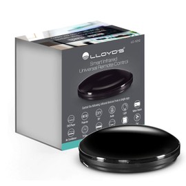 Lloyd's WiFi Smart IR Blaster Box Universal Remote Controller with Cable, Compatible with Alexa, for TVs, STB, DVDs, Air Conditioners, etc. for 2.4 GHz Networks, 38 kHz IR Devices