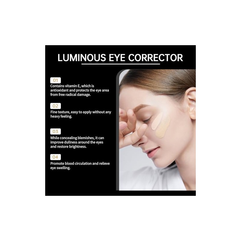Corrector de Ojeras para Ojos, Marfil, 10ml