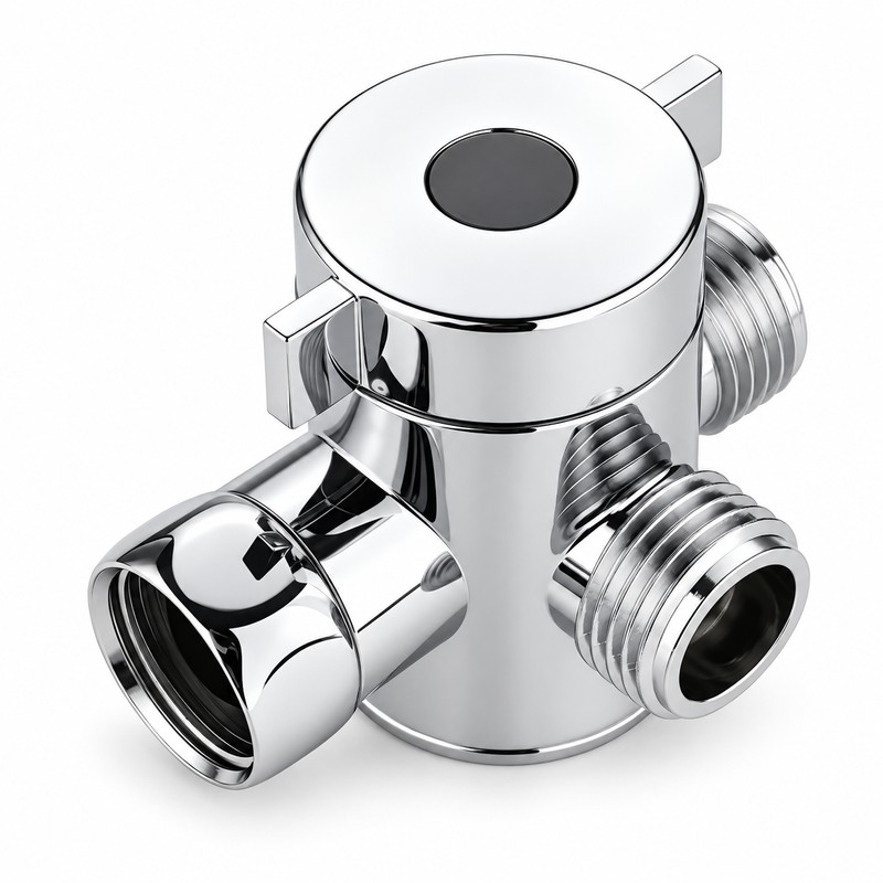 3-Way Water Diverter Valve for Bathroom Shower & Faucet –