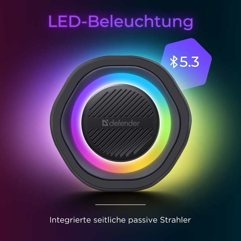 Defender® Enjoy S800 Bluetooth Speaker, 10W, TWS, FM Radio, USB,