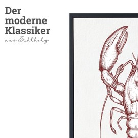 Ligarti® Picture Frame (Made in EU) I Frame Made of Real Wood I Wooden Picture Frame I Picture Frame (A4, 2 x Black)