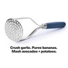 Misen Masher – Durable Stainless Steel Head, Ergonomic Non-Slip Handle