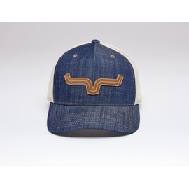 Kimes Ranch Gorra ajustable a presión Lp Trucker, Azul (Denim), Talla única