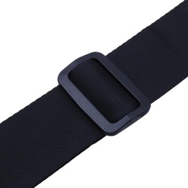 LC LICTOP Adjustable Fishing Rod Holder Belt, Nylon Sling Shoulder Strap Carrier for Fly Fishing, Casting & Spinning Rods, Up to 47 Inch Length, Tackle Carrier, Black