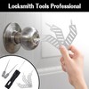 Lock Picking Training Tool, Universal Folding Lock Pick Kit with