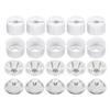uxcell 10 pcs 20mm LED Lens 5 Degree with White