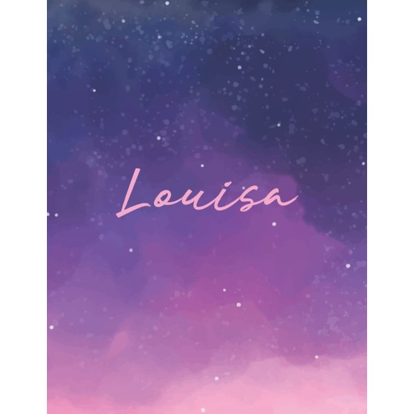 Louisa: Journal Notebook Gray for Writing and Drawing, Blank |