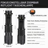 LIAISIMI Red Light Torch, Tactical Bright Powerful Red LED Torch,