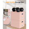 Oterri File Organizer Box,Filing Box with Lid,File Box for Letter/Legal