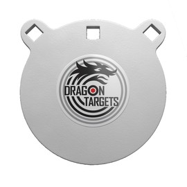 Dragon Targets AR500 Steel Targets for Shooting 3/8 Inch Thick Laser Cut, Painted AR500 Gong Targets for Shooting, Steel Targets Made in USA (6 in)