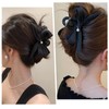 Hair Accessories Set for Women: Elegant Bow Clips, Large Claw