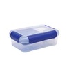 Smash Bento Lunch Box, Blue, 1.6 Liter Capacity