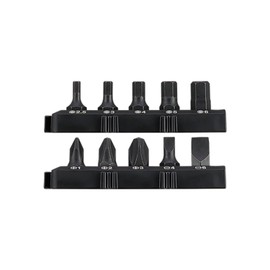 VESSEL Bit Set 10-Piece Plus/Minus/Hex +1, +2, +3, -4, -6, H2.5, H3, H4, H5, H6 x 18mm TD-BS23