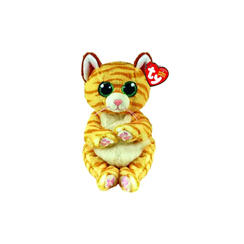 Ty Beanie Bellie Mango - Gold Cat - 6"