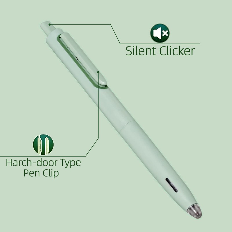XIZE SH Black Ink Pens for Writing Note Taking 0.5mm