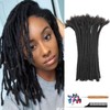 4 Inch 0.2cm Thickness Loc Extensions Real Human Hair 10