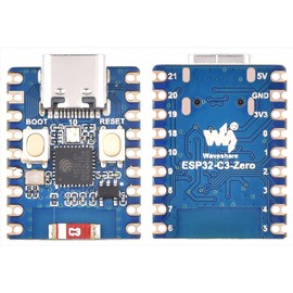 ESP32-C3 Mini Development Board, Based on ESP32-C3FN4 Single-Core Processor 160MHz Running Frequency, Support 2.4GHz W-i-F-i & Blue-Too-th 5, Onboard 400KB of SRAM and 384KB ROM, 4MB Flash Memory