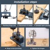 OBEST Hinge Gauge 35 mm, Concealed Hinge Gauge Door Cabinet