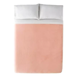Vianney Manta Vianney Ligero color rosa con diseño lisa de 2.2m x 1.8m