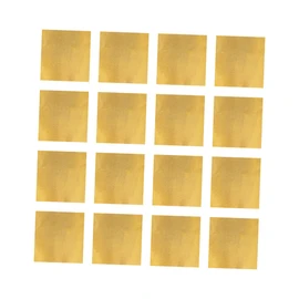 GLEAVI 300PCS Gold Tin Foil Wrapping Paper Food Grade Aluminium Foil for Elegant Packaging for Tea Candy and Party Favors Golden Fine Plaid Style