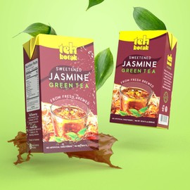 Teh Kotak Sweetened Jasmine Green Tea, 6.76 fl oz (6-Pack) — UltraJaya