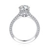 AINUOSHI Engagement Rings,Wedding Rings for Womens,Oval Cut 2 Carat