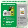 12 Pack Long-Lasting Spider Repellent Pouches - Natural Peppermint &